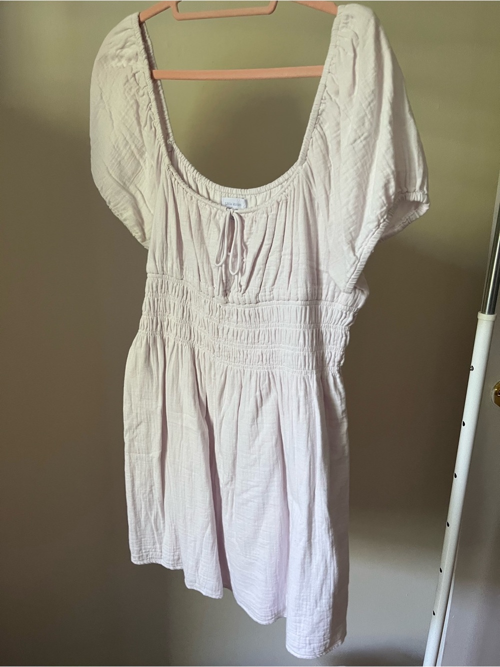 Little Moon Aritzia Kay Mini Dress in Lilac
